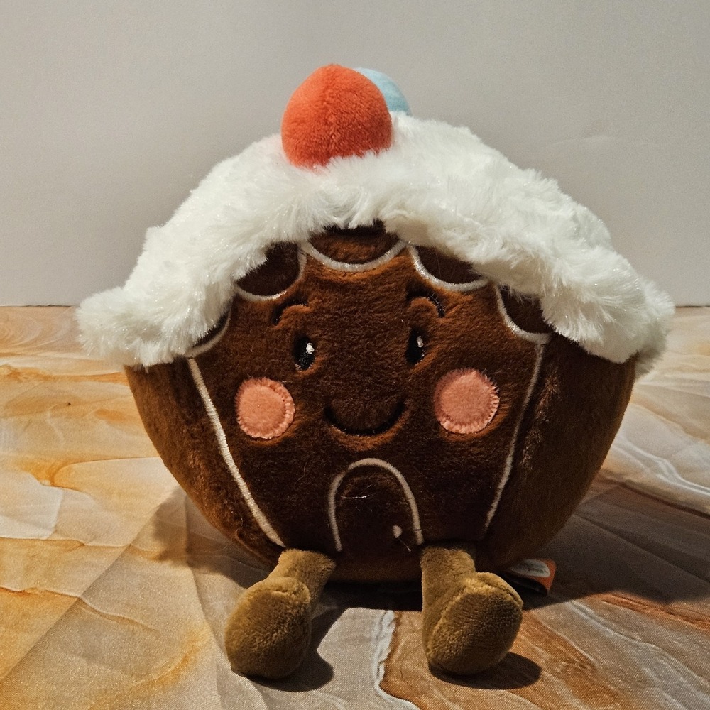 2024 Target Gigglescape Gingerbread House Christmas Holiday Plush 7"